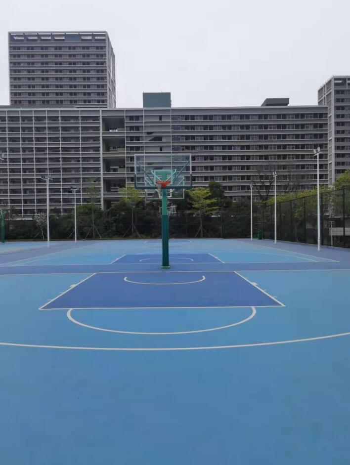 深圳技術(shù)大學籃球場施工案例